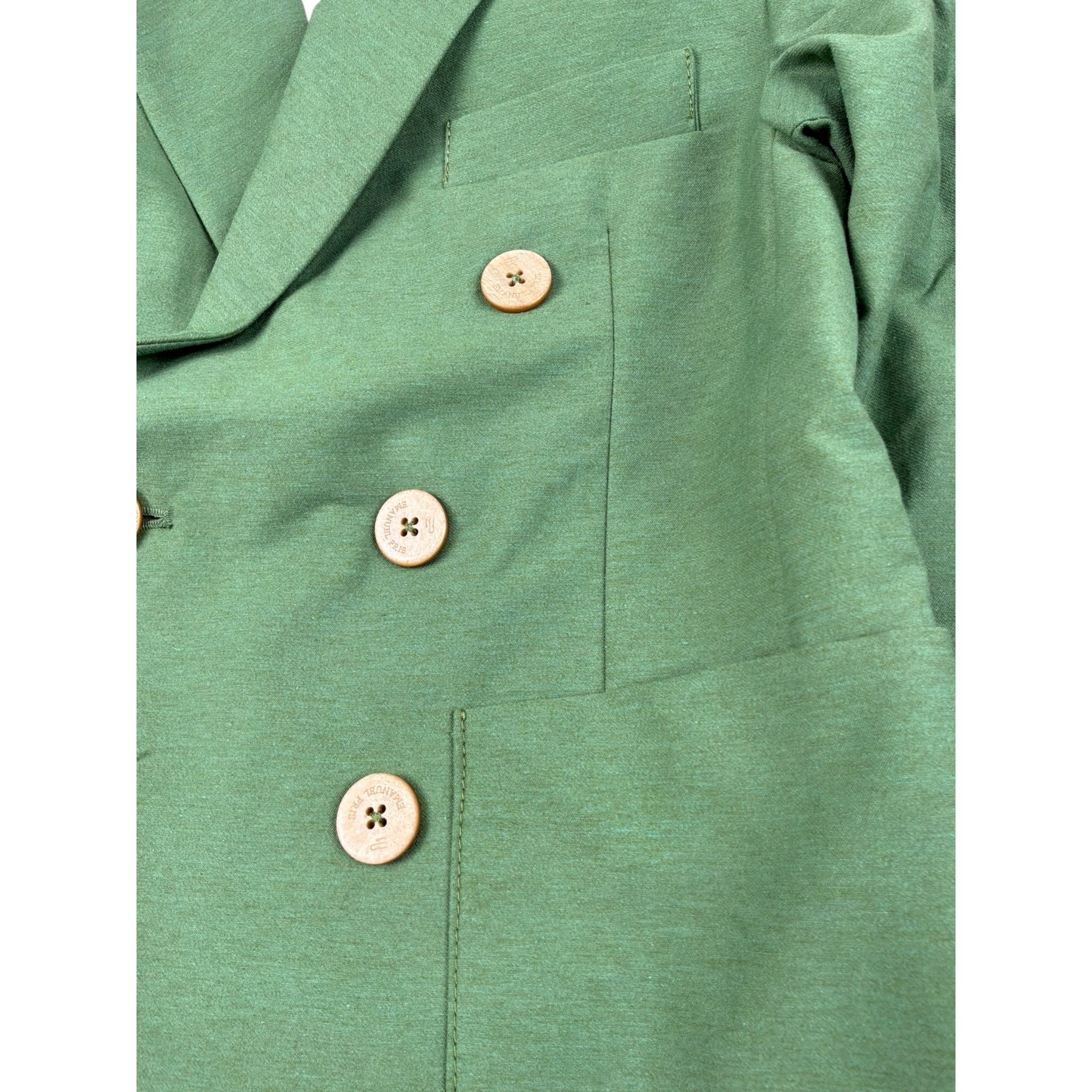 Emanuel Pris Giacca Tinta Unita con Taschino per Bambino EGC1109R VERDE EMANUEL PRIS 