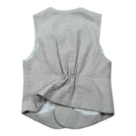 Emanuel Pris Gilet Tinta Unita con Microfantasia per Bambino EPC2088B BEIGE EMANUEL PRIS 