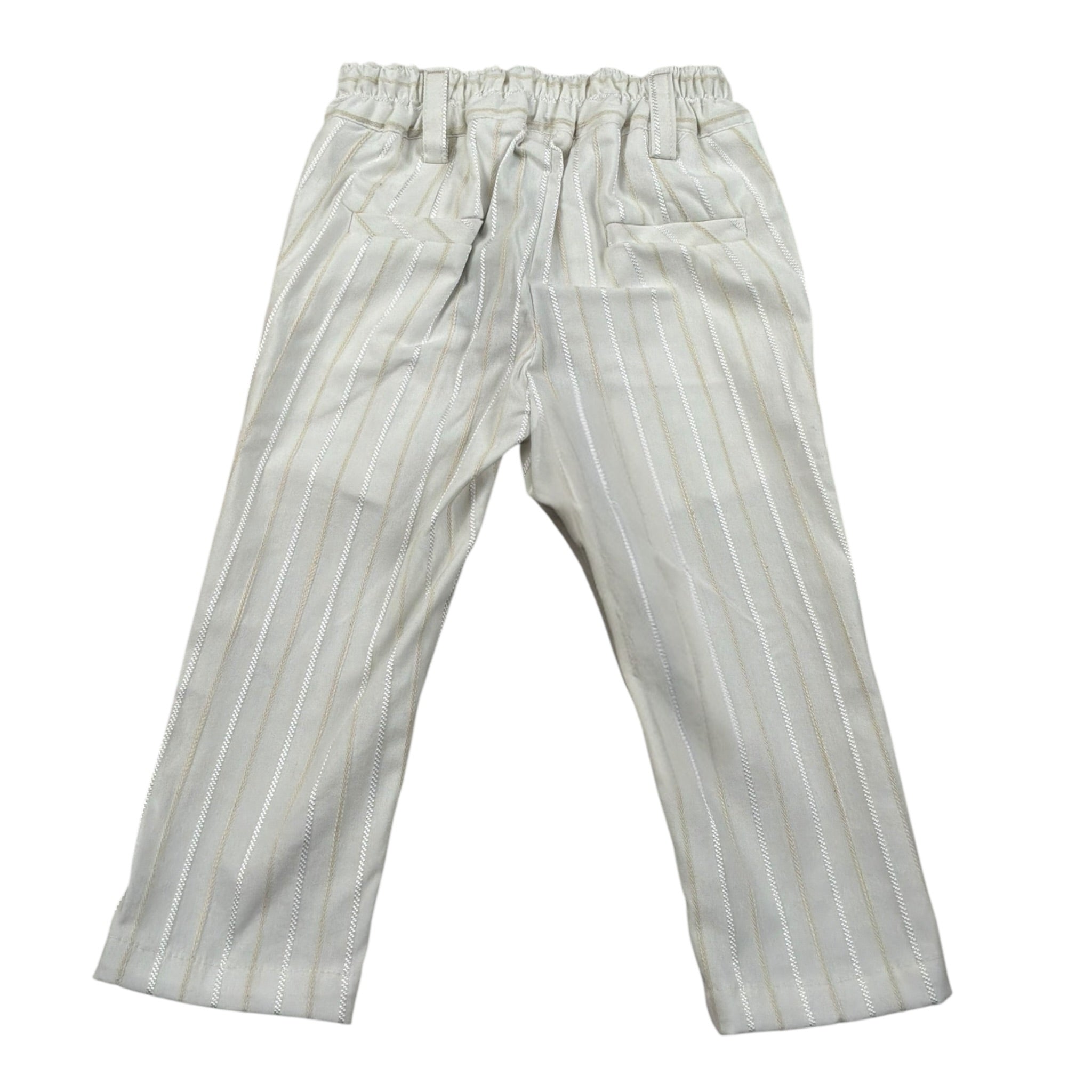 Emanuel Pris Pantalone Tinta Unita con Elastico In Vita per Neonato EPT6200NN PANNA EMANUEL PRIS 