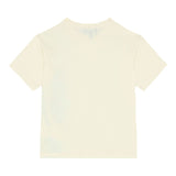 Emporio Armani T-Shirt Girocollo Tinta Unita con Logo per Bambino 3D4TJ4 PANNA EMPORIO ARMANI 