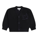 Emporio Armani Cardigan Tinta Unita  per Neonato 3DHM52 BLU EMPORIO ARMANI 