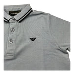 Emporio Armani Polo Mezza Manica Tinta Unita per Bambino 3R4F67 AZZURRO EMPORIO ARMANI 