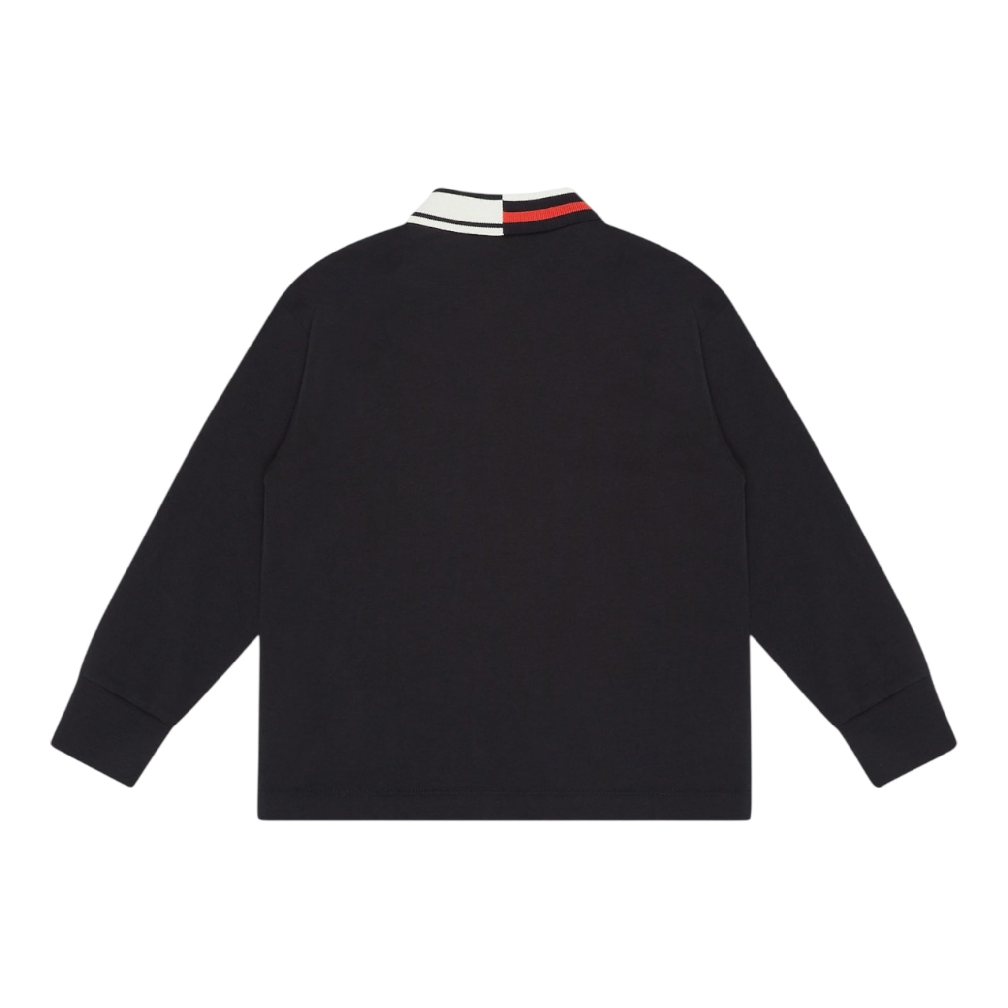 Emporio Armani Polo Manica Lunga Tinta Unita con Logo per Bambino 6D4FJ3 BLU EMPORIO ARMANI 