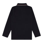 Emporio Armani Polo Tinta Unita con Bottoni per Bambino 8N4FB5 NERO EMPORIO ARMANI 