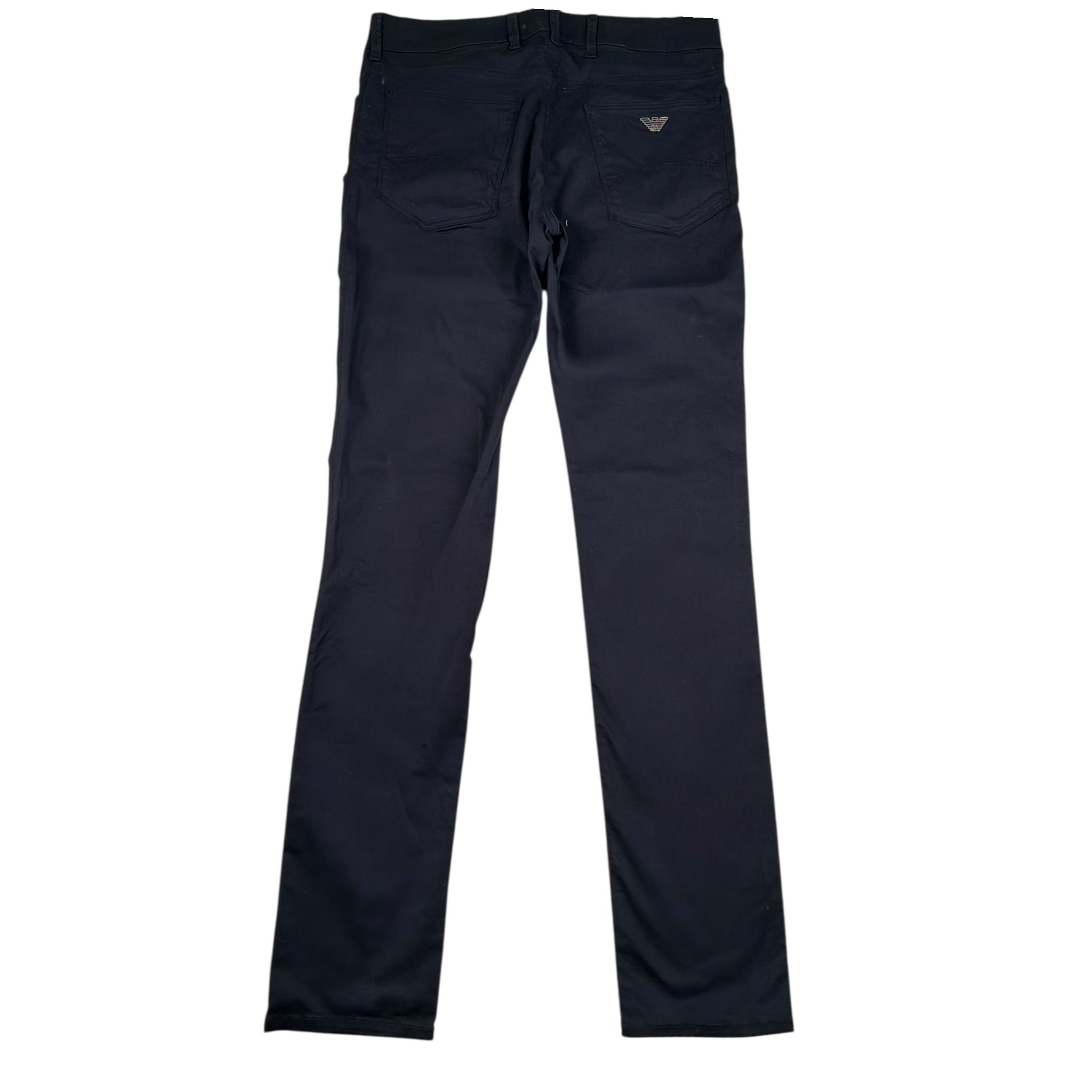 Emporio Armani Pantalone Tinta Unita con Logo per Bambino 8N4J066X BLU EMPORIO ARMANI 