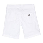 Emporio Armani Bermuda Tinta Unita con 5 Tasche per Bambino 8N4S01X BIANCO EMPORIO ARMANI 