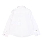 Emporio Armani Camicia Manica Lunga Tinta Unita per Neonato 8NHC01 BIANCO EMPORIO ARMANI 