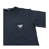 Emporio Armani T-Shirt Girocollo Tinta Unita con Taschino per Bambino EB000111 BLU EMPORIO ARMANI 