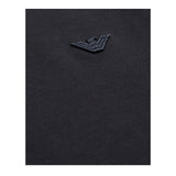 Emporio Armani T-Shirt Girocollo Tinta Unita con Logo per Bambino EB000166X BLU EMPORIO ARMANI 