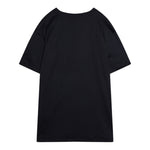 Emporio Armani T-Shirt Girocollo Tinta Unita con Logo per Bambino EB000170 NERO EMPORIO ARMANI 