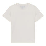 Emporio Armani T-Shirt Girocollo Tinta Unita con Stampa per Neonato EB000419 PANNA EMPORIO ARMANI 