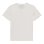 Emporio Armani T-Shirt Girocollo Tinta Unita con Stemma Logo per Bambino EB000421 BIANCO EMPORIO ARMANI 