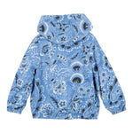 Etro Giubbino Tinta Unita Stampa Fantasia con Cappuccio per Bambino GU2P47 AZZURRO ETRO 