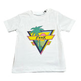 F**K T-Shirt Girocollo Tinta Unita con Stampa per Neonato FJ224206WH BIANCO F**K 