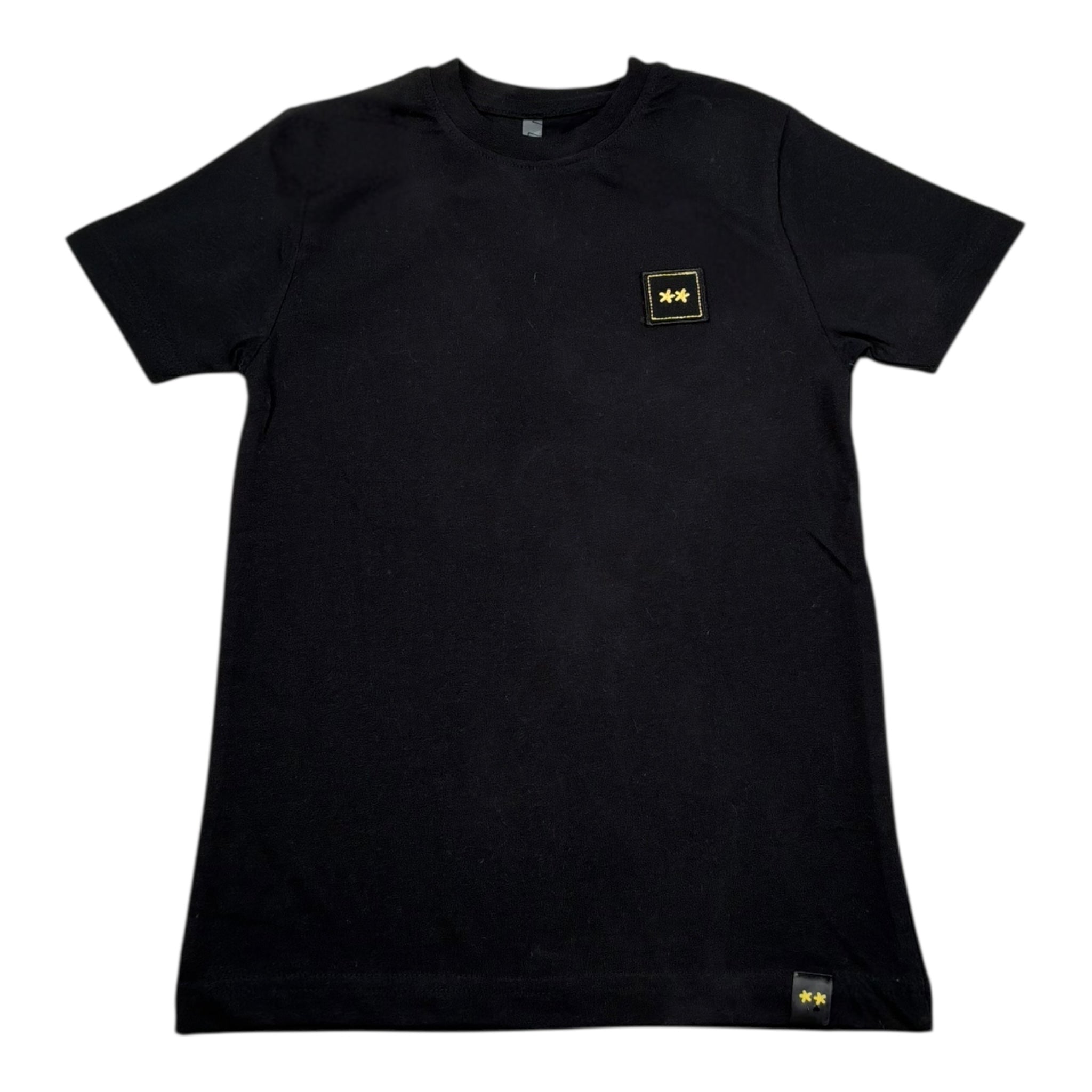F**K T-Shirt Girocollo Tinta Unita con Stampa per Bambino FJ234111NR NERO F**K 