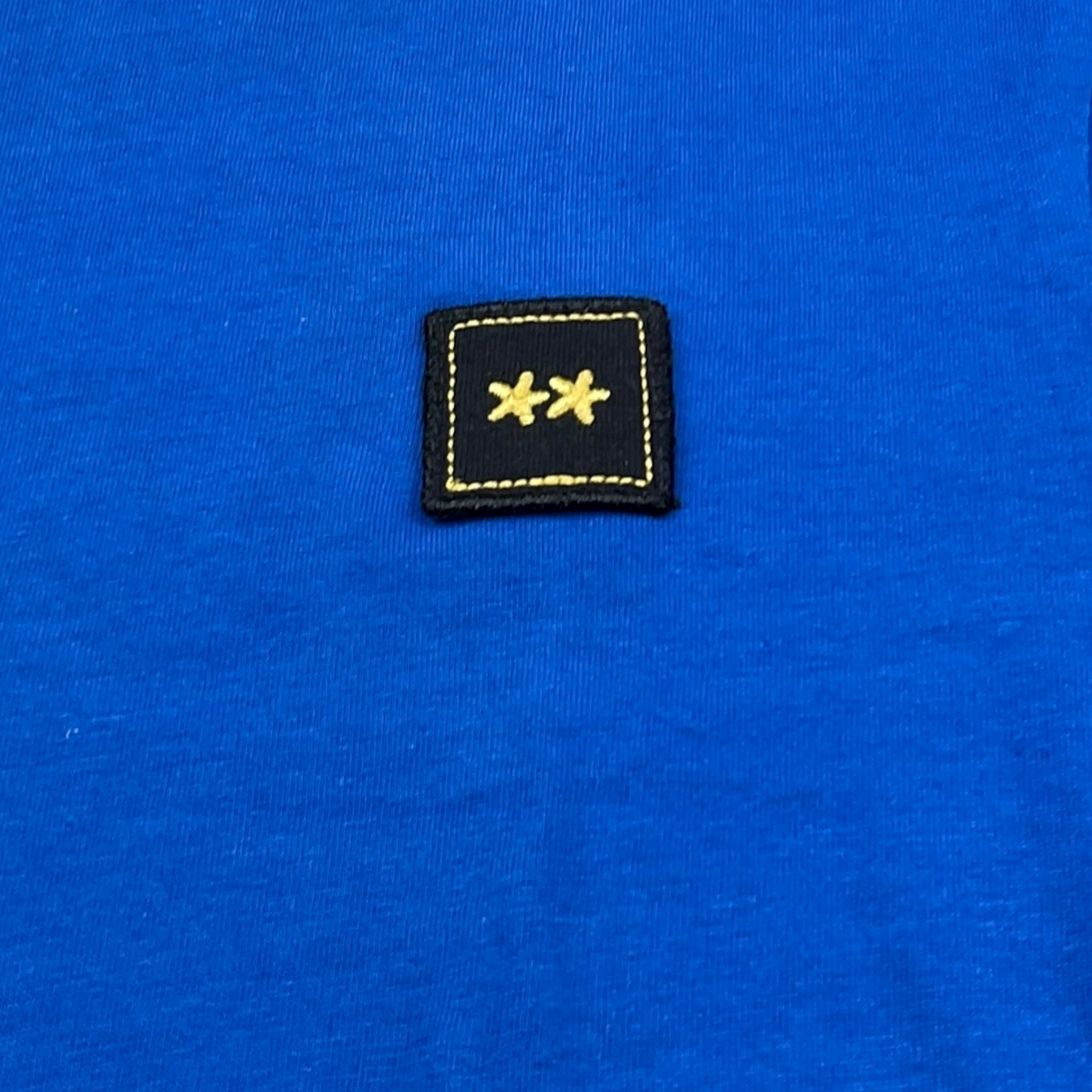 F**K T-Shirt Girocollo Tinta Unita con Logo per Bambino FJ23411RY COBALTO F**K 
