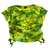 F**K T-Shirt Girocollo Stampa Fantasia per Bambina FJ240516 VERDE F**K 