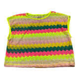 F**K T-Shirt Traforata Multicolor per Bambina FJ240636FY MULTICOLOR F**K 