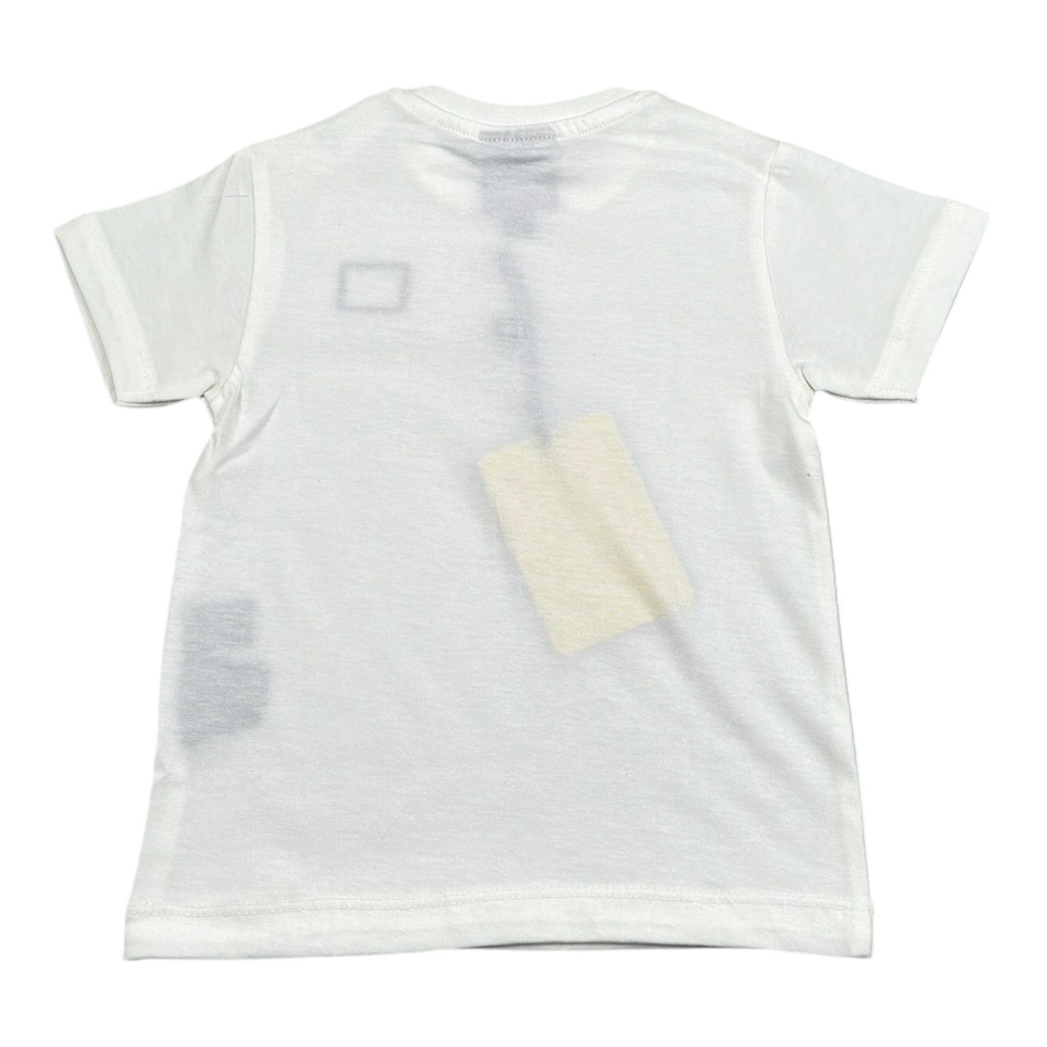 F**K T-Shirt Girocollo Tinta Unita con Stampa per Neonato FJ2450038WHN BIANCO F**K 
