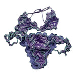 F**K Costume 2 Pezzi Triangolo-Mutandina  per Bambina FJ25G1H05TAX63 VIOLA F**K 