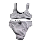 F**K Costume 2 Pezzi Tinta Unita Fascia-Slip per Bambina FJ25G1L06UFPK ROSA F**K 