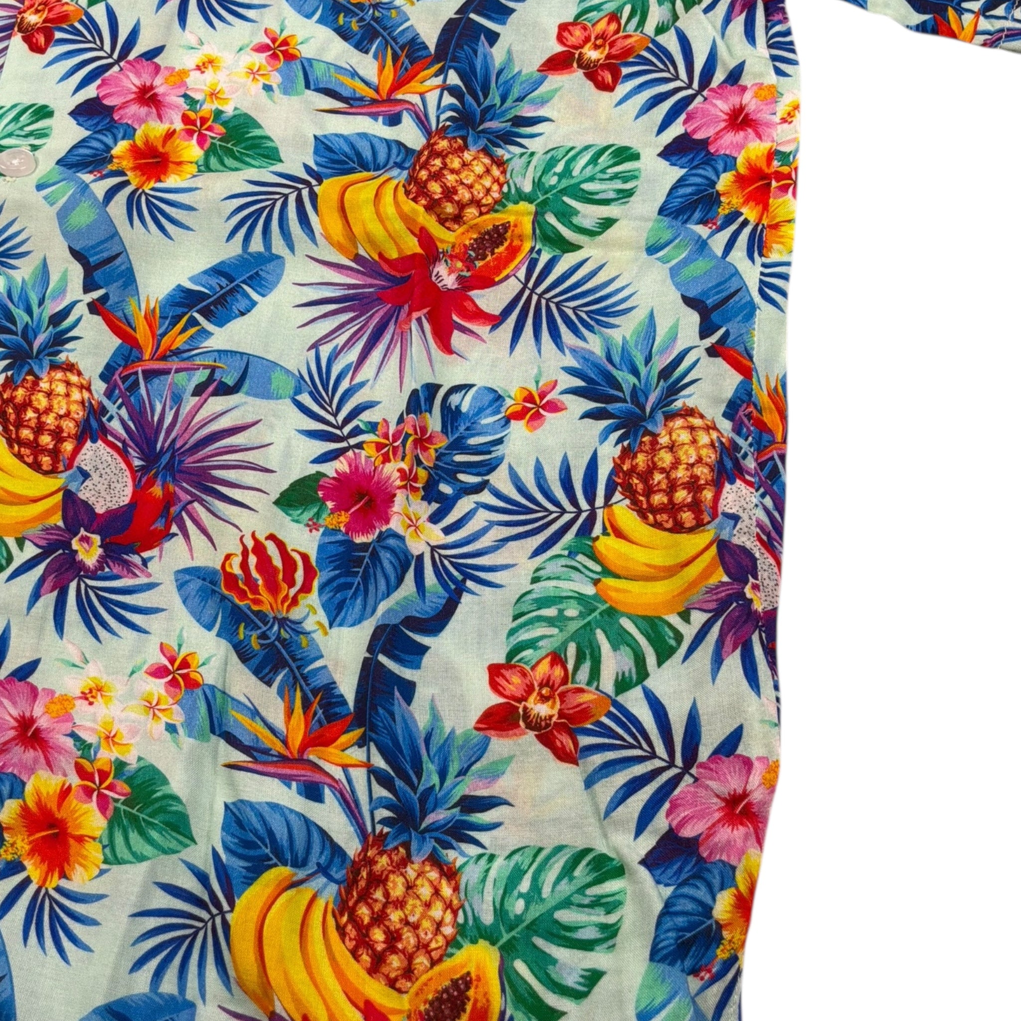 F**K Camicia Tinta Unita Mezza Manica con Fantasia per Bambino FJ25J03CA60X12 AZZURRO F**K 