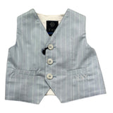 Fay Gilet Tinta Unita Fantasia Righe per Neonato 5Q2342 AZZURRO FAY 