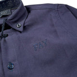 Fay Camicia Tinta Unita con Logo per Neonato 5RO30 BLU FAY 