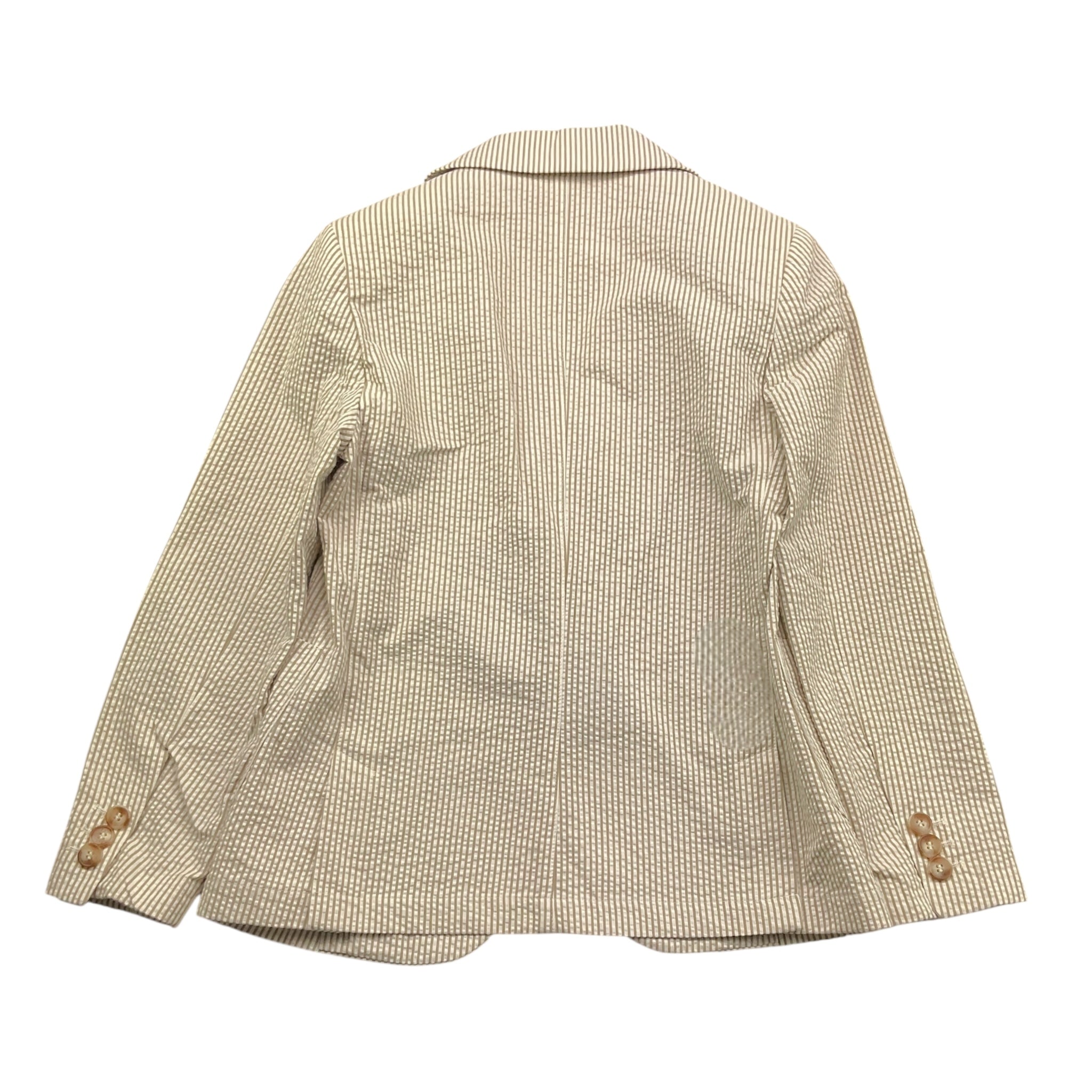 Fay Giacca Tinta Unita con Fantasia A Righe per Bambino FSP64G0078 BEIGE FAY 