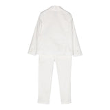 Fay Completo 2 Pezzi Giacca-Pantalone Tinta Unita per Bambino FU3P40 BIANCO FAY 