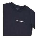 Fay T-Shirt Girocollo Tinta Unita con Stampa per Bambino FU8P11 BLU FAY 