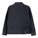 Fay Giubbino In Denim Tinta Unita con Zip per Bambino FW2P37 BLU FAY 