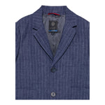 Fay Giacca Tinta Unita con Fantasia A Righe per Neonato FW2Q04N BLU FAY 