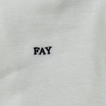 Fay Felpa Tinta Unita con Zip E Cappuccio per Bambino FW4P10XX BIANCO FAY 