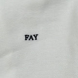Fay Felpa Tinta Unita con Zip E Cappuccio per Bambino FW4P10XX BIANCO FAY 