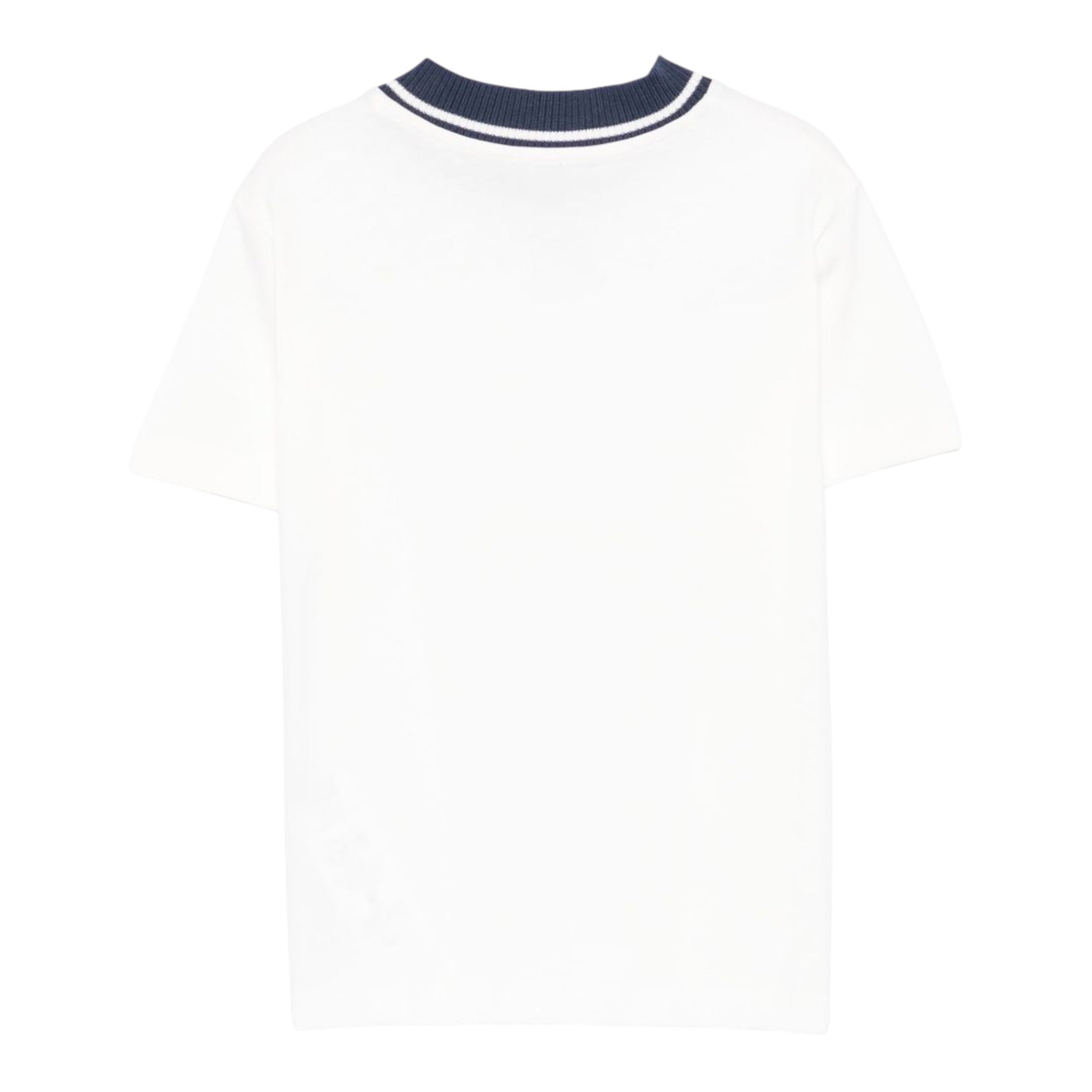 Fay T-Shirt Girocollo con Stampa Tinta Unita per Bambino FW8P91XX BIANCO FAY 