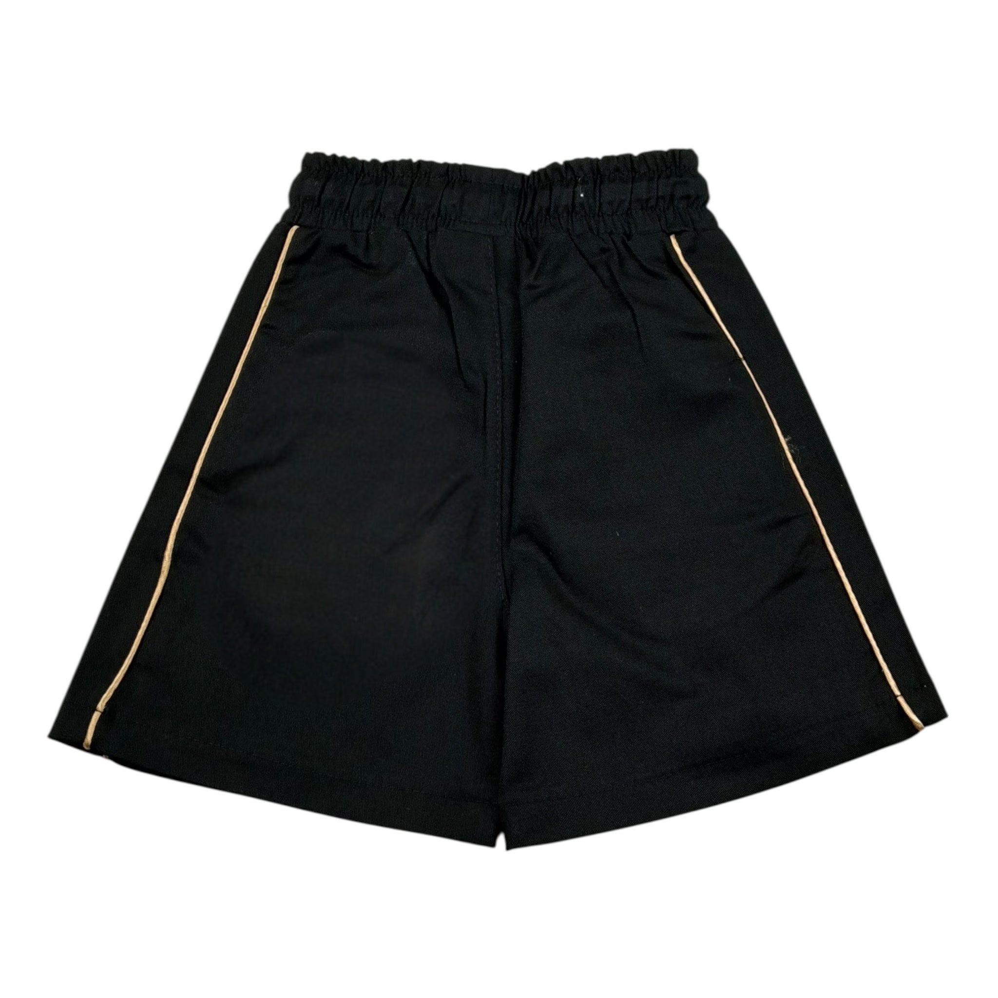 Frwrd Clothing Bermuda Tinta Unita con Elastico In Vita per Neonato KB003 NERO FRWRD CLOTHING 