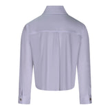 Fun & Fun Camicia Manica Lunga Tinta Unita per Bambina FCJSH01107 BIANCO FUN & FUN 