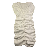 Fun & Fun Abito Mezza Manica Tinta Unita per Bambina FJDR01568 BIANCO FUN & FUN 