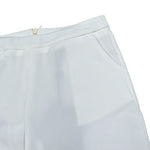 Fun & Fun Pantalone Tinta Unita Modello A Zampa per Bambina FNCBPT00990 BIANCO FUN & FUN 