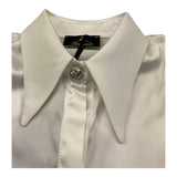Fun & Fun Camicia Giromanica Tinta Unita per Bambina FNCBSH01047 PANNA FUN & FUN 