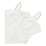 Fun & Fun Tuta Intera A Bretelle Tinta Unita con Tulle per Bambina FNCJJP00985X PANNA FUN & FUN 