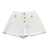 Fun & Fun Short Tinta Unita con Girovita Regolabile per Bambina FNCJSO16381 PANNA FUN & FUN 