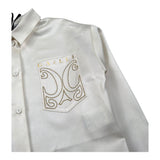 Gaelle Camicia Manica Lunga Tinta Unita con Strass per Bambina 2745CY00360XX AVORIO GAELLE 