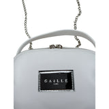 Gaelle Borsa tinta unita con Logo Bianco per Bambina 2746BP00545 BIANCO GAELLE 