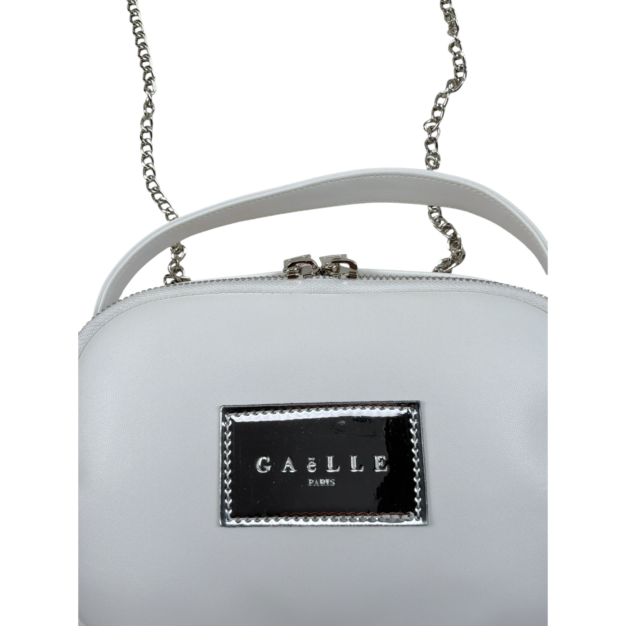 Gaelle Borsa tinta unita con Logo Bianco per Bambina 2746BP00545 BIANCO GAELLE 