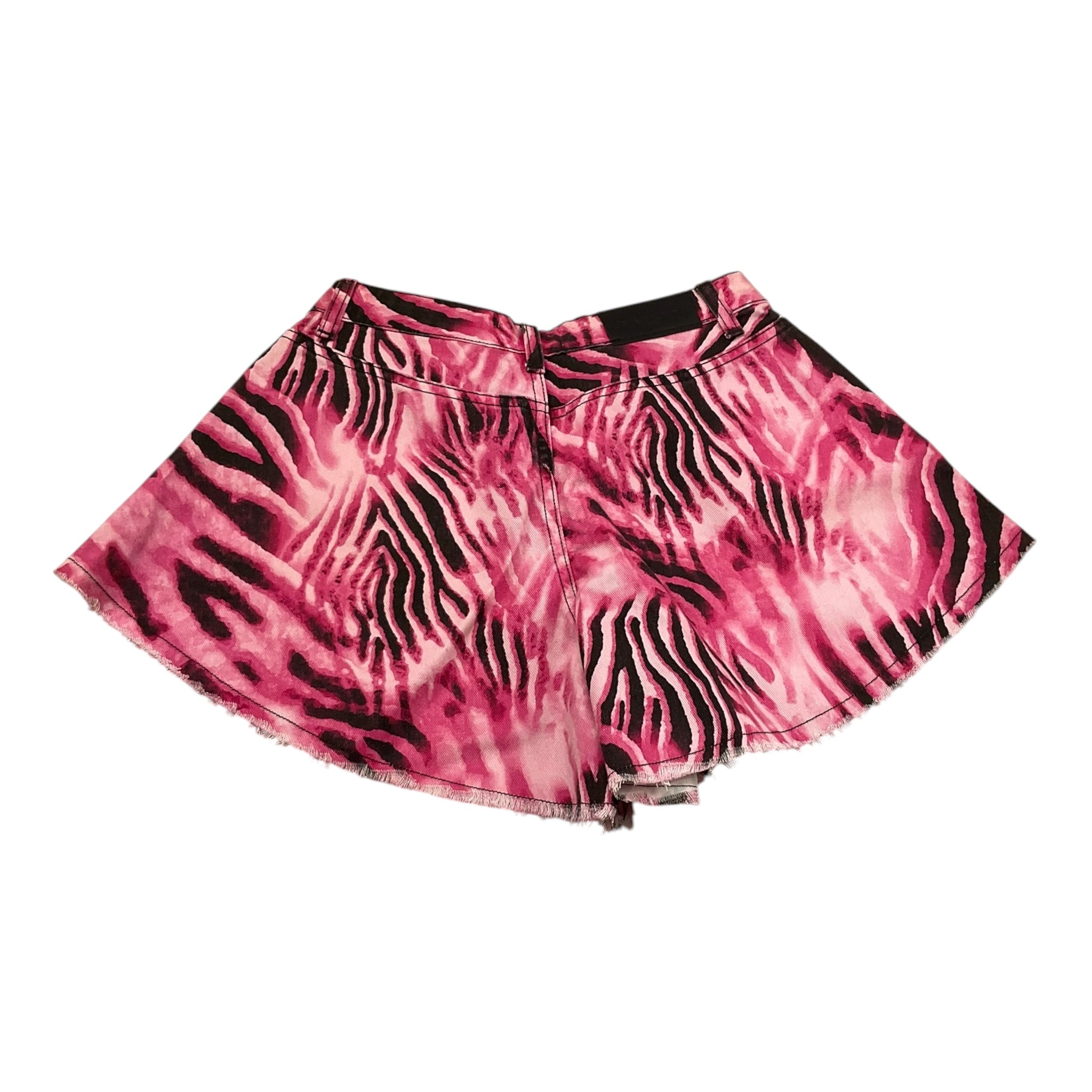 Gaelle Short Tinta Unita con Fantasia Zebrata per Bambina 2746P0702 FUXIA GAELLE 