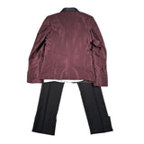 Gai  Mattiolo Completo 5 Giacca-Camicia-Pantalone-Papillon-Gilet per Bambino GMM370130R BORDEAUX GAI  MATTIOLO 