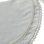 Granlei Bavetta Tinta Unita con Ricami per Neonato 125211 PANNA GRANLEI 