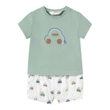 Mayoral Completo 2 Pezzi T-Shirt-Culotte per Neonato 1204 VERDE MAYORAL 